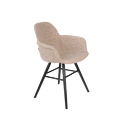 Eetkamerstoel Armchair Albert Kuip Soft Zuiver taupe